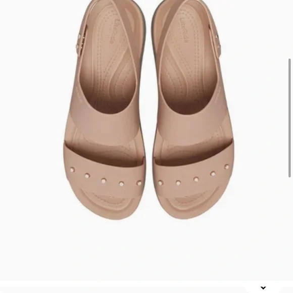 Crocs Brooklyn Studded Low Wedge - Picture 2 of 3